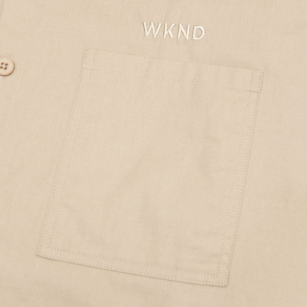 WKND Major Ripstop Shirt Khaki - Skatewarehouse.co.uk