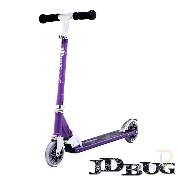 Jd Bug Classic Street 120 - Purple Matt Complete Scooter - Skatewarehouse.co.uk