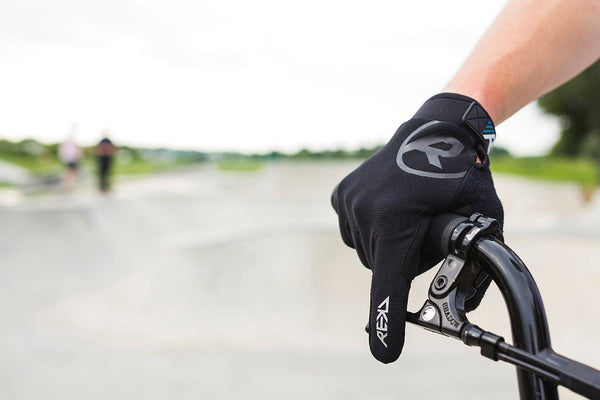REKD Status BMX Scooter MTB Riding Gloves - Black - Skatewarehouse.co.uk