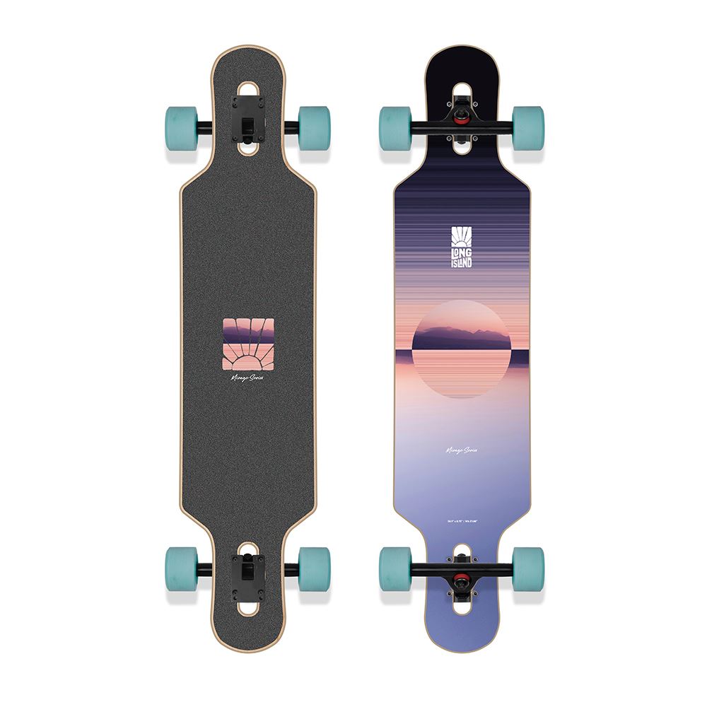 Long Island Mirage 38.9"x8.75" Drop Long Island Complete Longboard - 39.0" - Skatewarehouse.co.uk