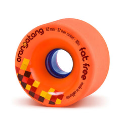 Orangatang "Fat Free" inc Jehu V2 Bearings - Orange 80a (Set 4) Skateboard Wheels