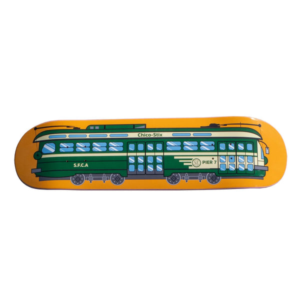 Chico Stix Pier SF Trolley Skateboard Deck - 7.0