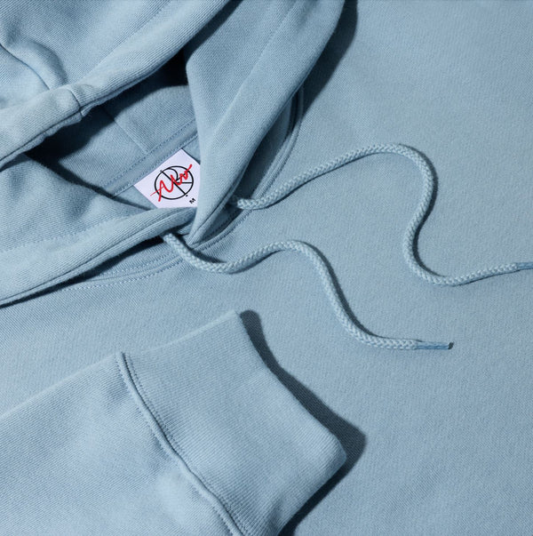 Polar Skate Co Dave Hoodie | The End (Dove Blue) - S