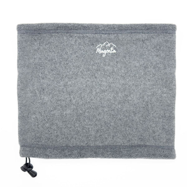 Magenta Convertible Fleece Beanie Grey