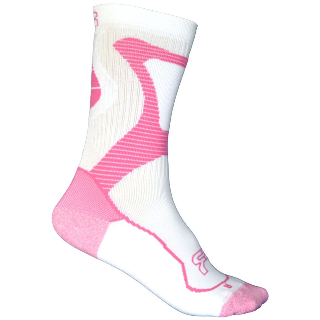 FR Skating Sports Socks - White / Pink