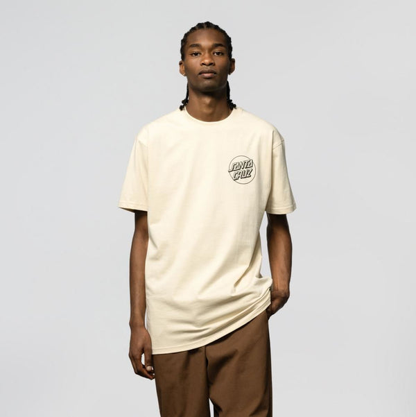 Santa Cruz T-Shirt Pace Ritual Hand - Sand - Skatewarehouse.co.uk