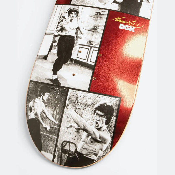 DGK x Bruce Lee 'Legend' Red Foil Skateboard Deck - 8.38
