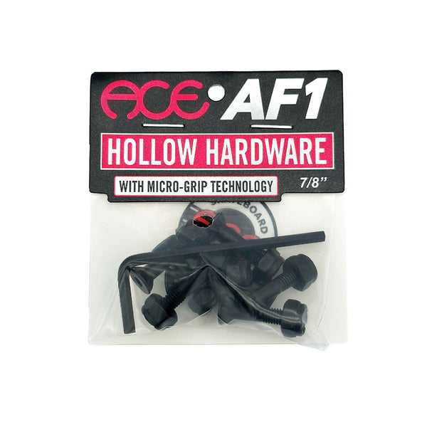 Ace Skateboard Trucks AF1 HOLLOW Bolts w/ Grippers Allen 7/8