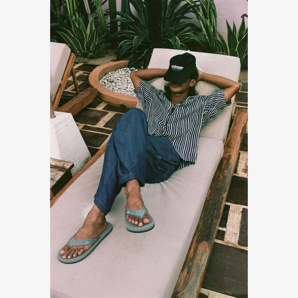Indosole - Mens Flip Flops - Easy Living - Granite Shoes