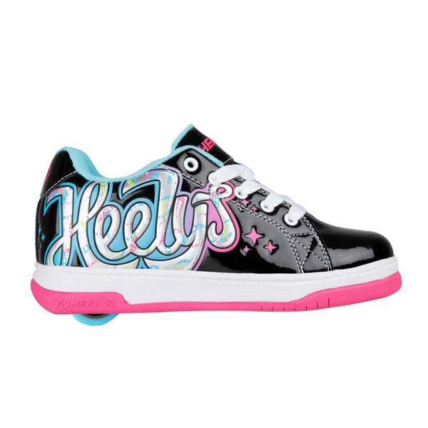 Heelys Split  - Black / Neon Pink / Multi - Skatewarehouse.co.uk