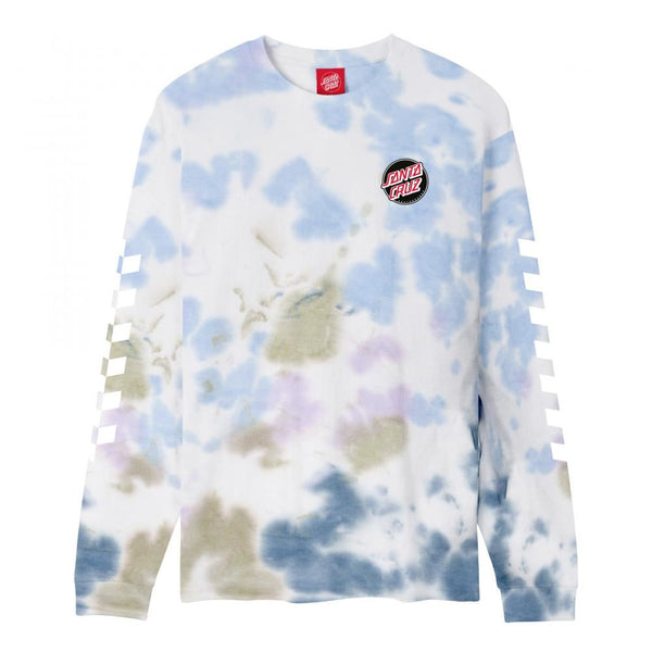 Santa Cruz Youth L/S T-Shirt Youth Optical Check LS T-Shirt - Ferris Wheel - Skatewarehouse.co.uk