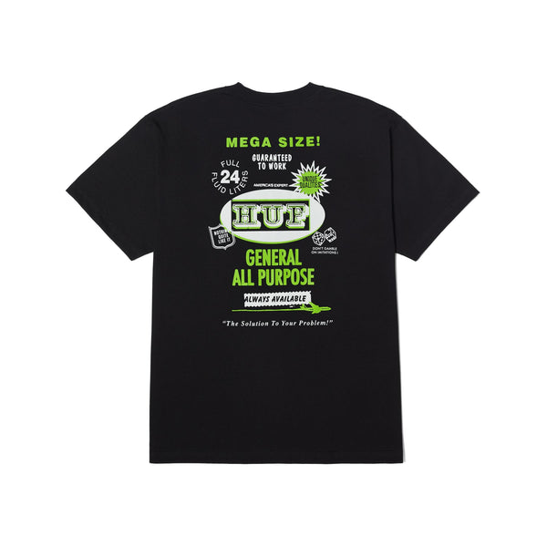HUF All Purpose S / S Tee (Black) - M