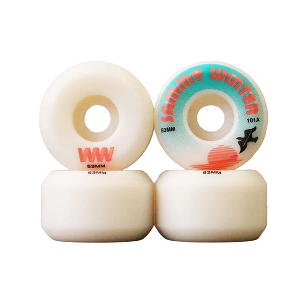 Wayward Funnel Pro - Sammy Winter (White / Red) Skateboard Wheels - 53mm