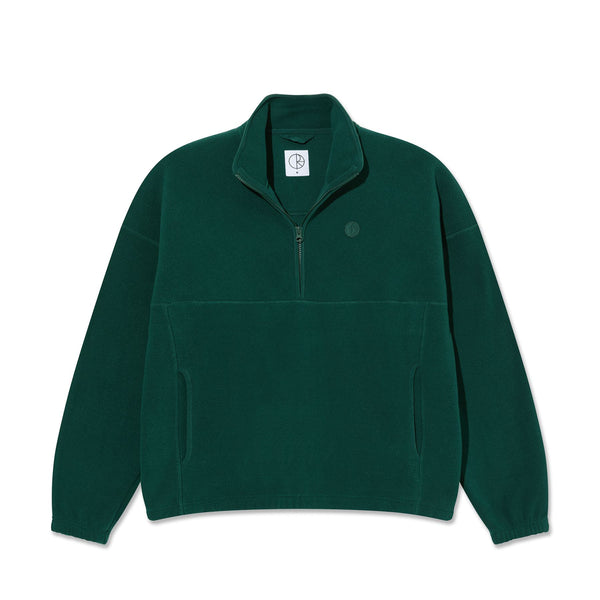 Polar Skate Co Ivan Half Zip Sweatshirt (Dark Emerald) Hoodie - XL