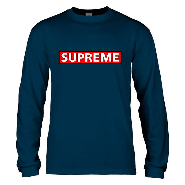 Powell-Peralta™ Supreme Longsleeve Tee Navy - Skatewarehouse.co.uk