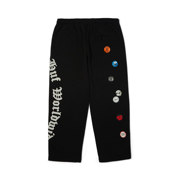 Olympia Open Hem Sweatpant (Black)