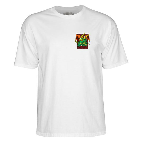 Powell-Peralta™ Caballero Street Dragon Tee White - Skatewarehouse.co.uk