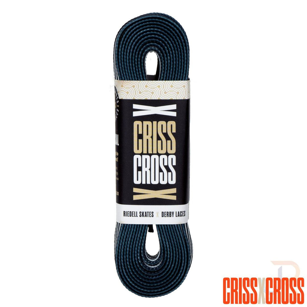 Criss Cross X Derby Laces - Official - Blk / Wht - 90" Accessories