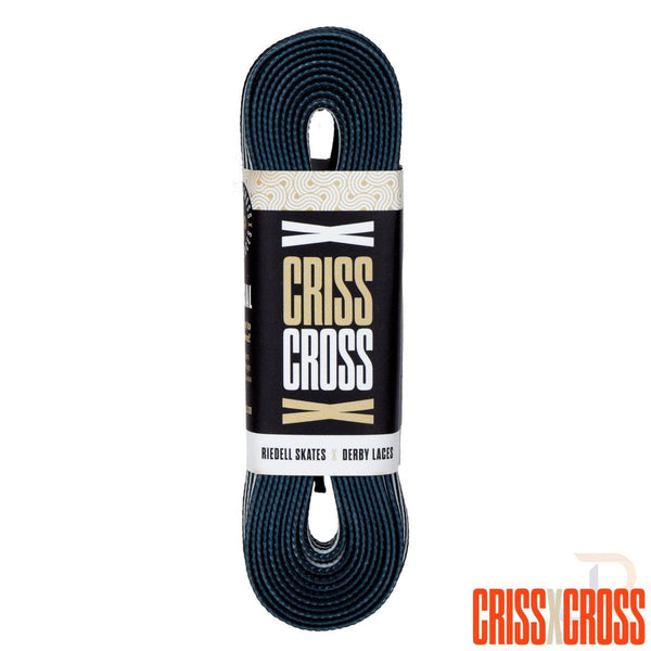 Criss Cross X Derby Laces - Official - Blk / Wht - 90