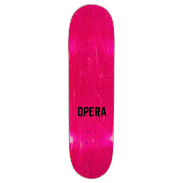 Opera Face EX7 White Hologrpahic Skateboard Deck - 8.5