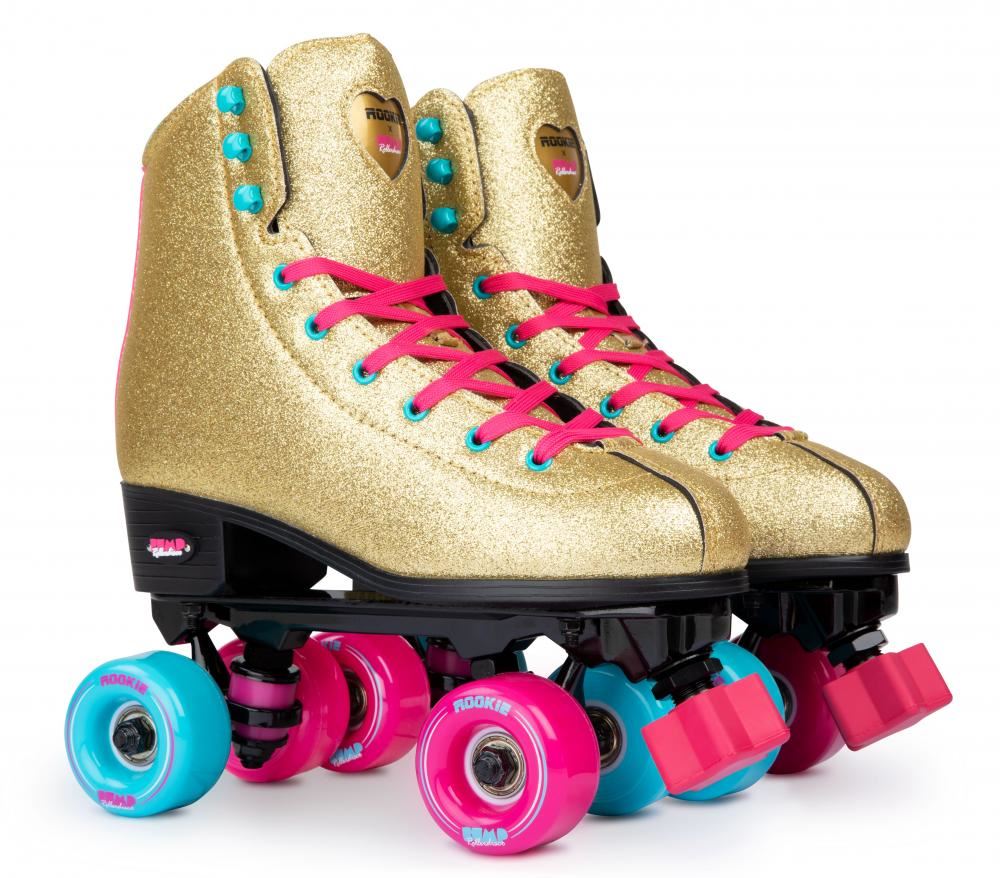 Rookie Quad Skate Rollerskates BUMP Rollerdisco V2 - Gold