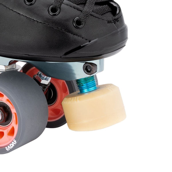 Antik AR2 Derby Quad Skates - Black with White Accents Fit