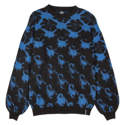 Santa Cruz Womens Knit Crew Meyer Freestyle - Blue / Black - Skatewarehouse.co.uk