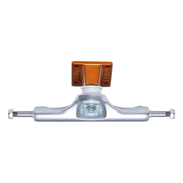 Slappy ST1 Hollow Lights Polished / Burnt Orange Skateboard Trucks - 8 (5.25