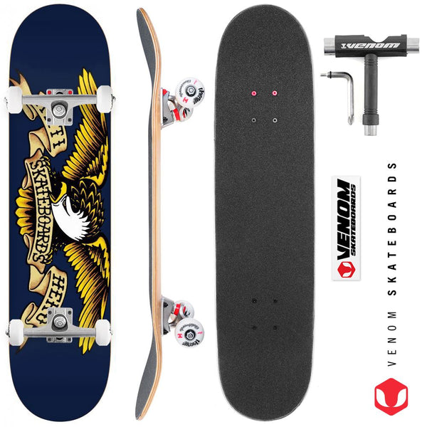 Anti Hero Classic Eagle XLG Custom Complete Skateboard - 8.5