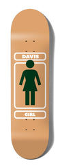 Girl Skateboard Til Khaki Rowan Davis Skateboard Deck - 8.25"