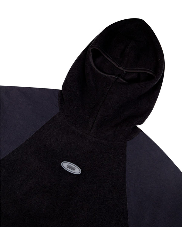 Sour Solution Ninja Hood Micro Fleece Black
