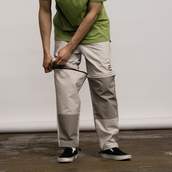 Santa Cruz Pant Darwin Pant - Light Grey - Skatewarehouse.co.uk