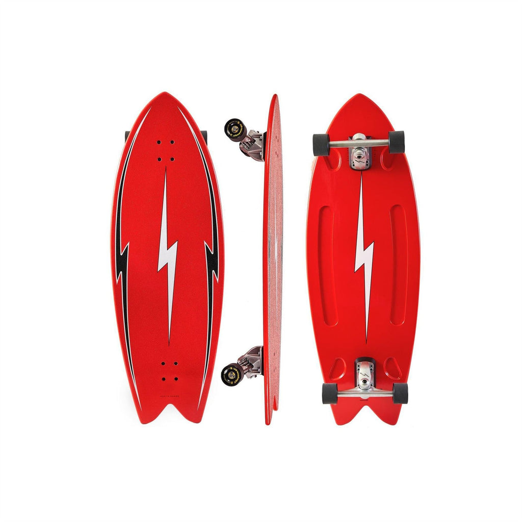 Hamboards - 43" The Pescadito - North Shore Red Longboard Complete