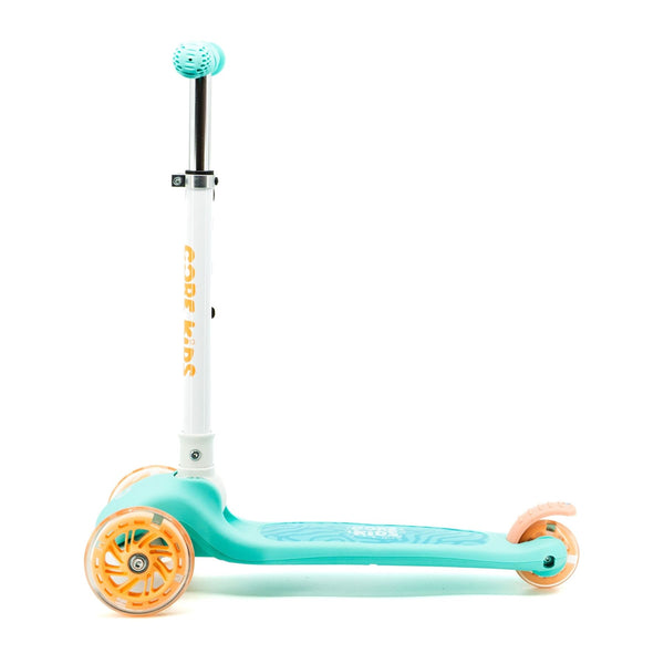 CORE Kids Foldy 3 Wheel Scooter - Teal / Peach