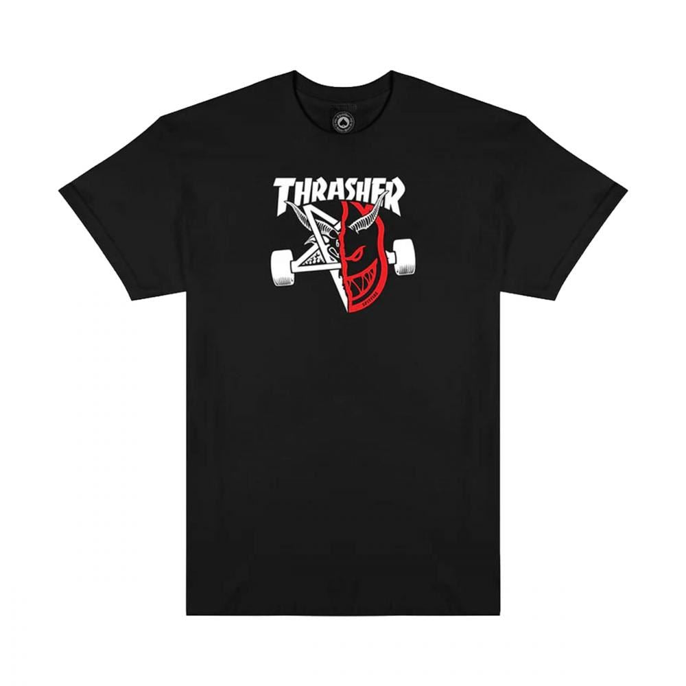 Thrasher x Spitfire T-Shirt Thrash & Burn - Black