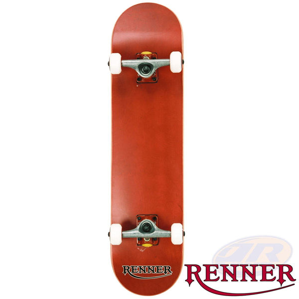 Renner Pro - 7 Ply, Virus Trucks, Abec 9 - Red Complete Skateboard - 7.75