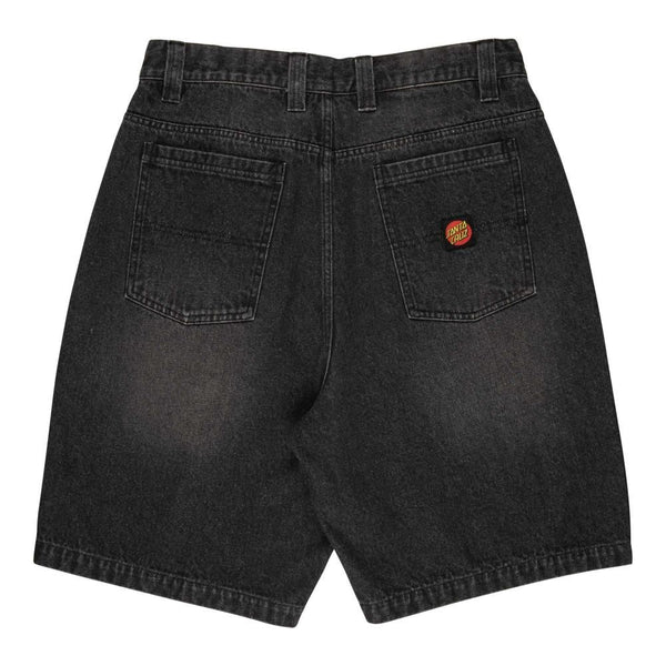 Santa Cruz Shorts Big Shorts - Washed Black - Skatewarehouse.co.uk