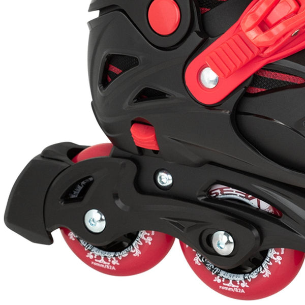 Seba STJ Junior Adjustable In-Line Skates - Black / Red