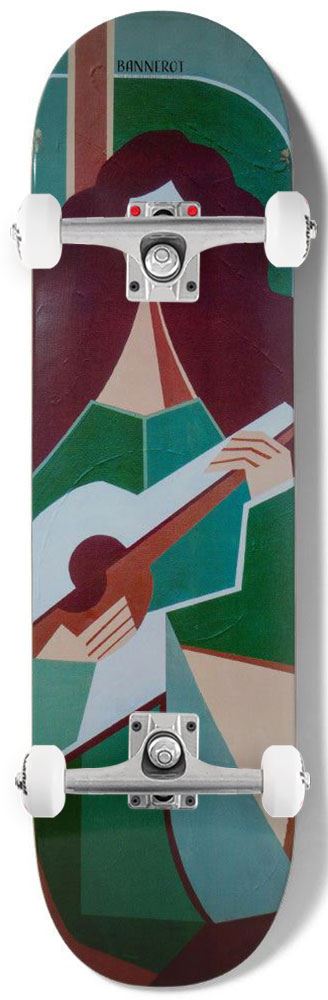 Girl Skateboard Strummer Girl Simon Bannerot x Venom Custom Complete Skateboard - 8.5" - Skatewarehouse.co.uk