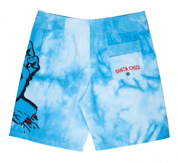 Santa Cruz Shorts Tie Dye Hand Boardie - Blue Tie Dye - Skatewarehouse.co.uk