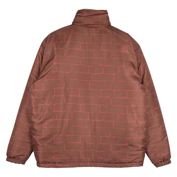 Santa Cruz Jacket Mimic Reversible - Black / Brick - Skatewarehouse.co.uk