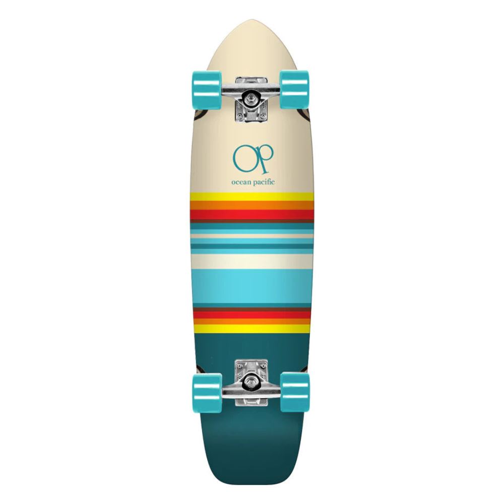 Ocean Pacific Swell Cruiser Off White / Teal 31" 8.25"