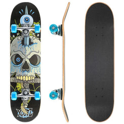 Xootz Doublekick Complete Skateboard - Snake Skull