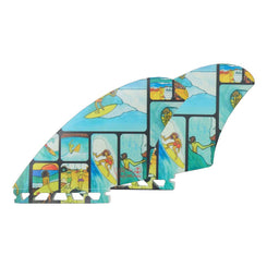 Captain Fin Co - Andy Davies Keel - Large - Multi (Futures) - L