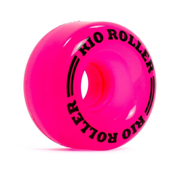 Rio Roller Coaster Quad Roller Skate Wheels x4 - Pink - Skatewarehouse.co.uk