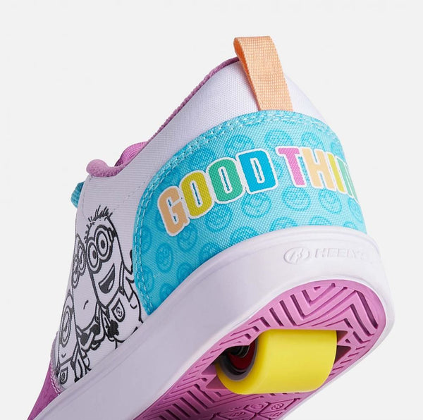 Heelys x Minions Minions Ezzential - White / Purple / Sky Blue - Skatewarehouse.co.uk