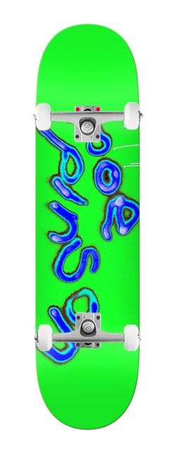 There Poe Tele (Green) x Venom Custom Complete Skateboard - 8.125"