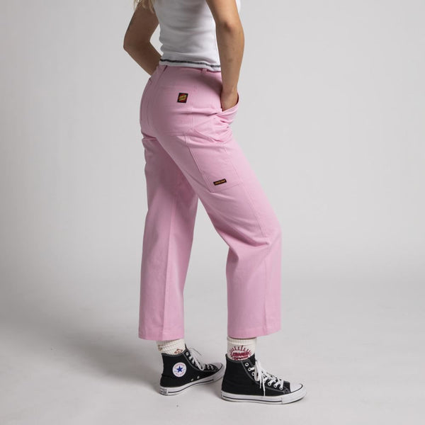 Santa Cruz Womens Pant Nolan Carpenter Pant - Fondant Pink - Skatewarehouse.co.uk