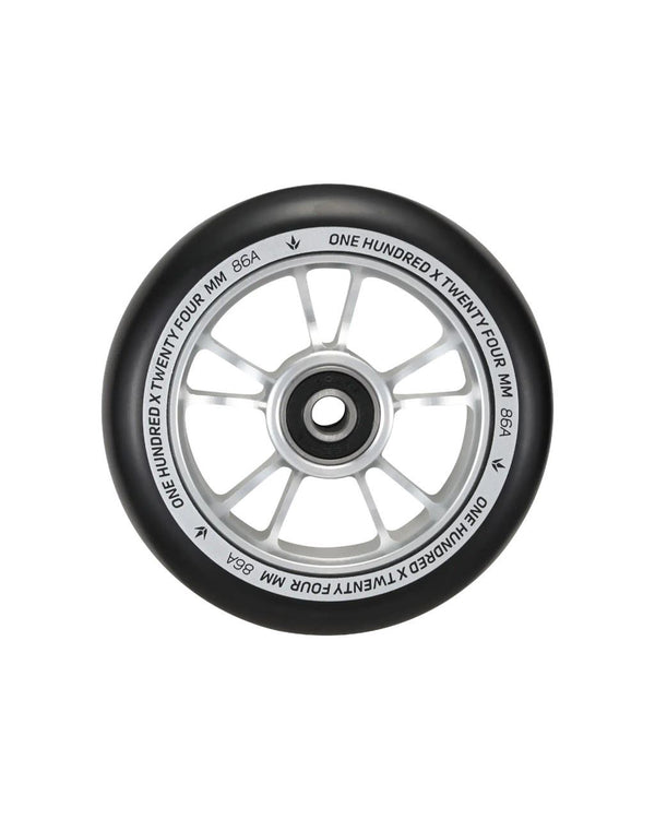 Blunt 100mm - Silver / Black Scooter Wheels