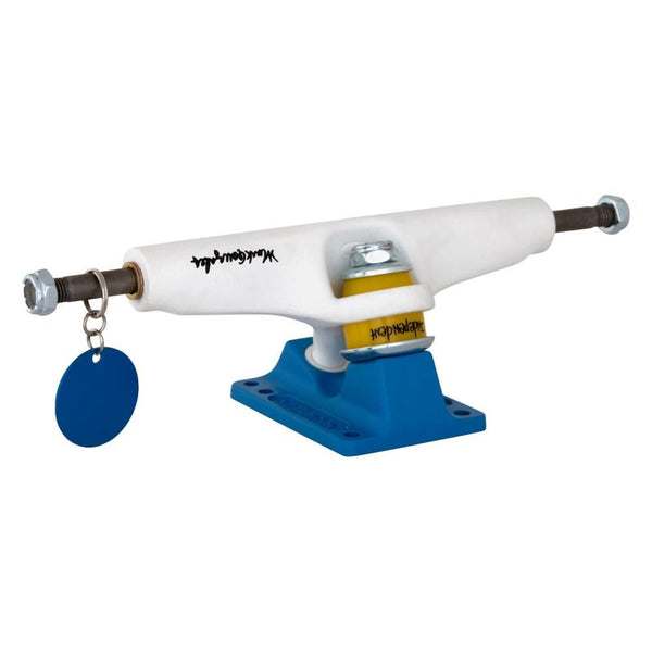 Independent Skateboard Trucks 146 Stage 4 Pro Mark Gonzalez White / Blue - 146 - Skatewarehouse.co.uk